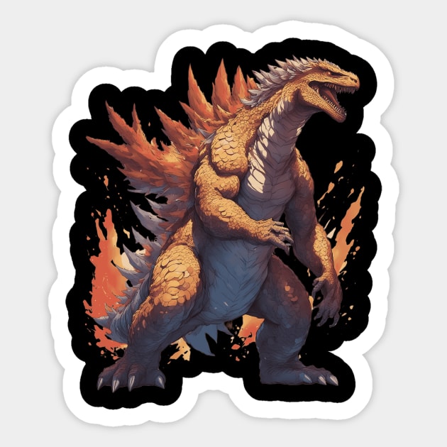 Reptile Monster Sticker by animegirlnft